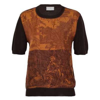 Pierre-louis Mascia Wool Shirt In Brown