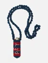 Piet Crochet Lighter Holder In Blue