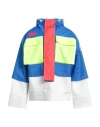 Piet Man Jacket Blue Size M Polyamide, Viscose, Cotton, Polyester In Blue