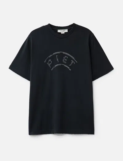 Piet Uefa Distressed T-shirt In Black