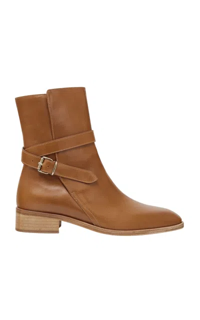 Piéton Épisode Sekak Leather Midi Boots