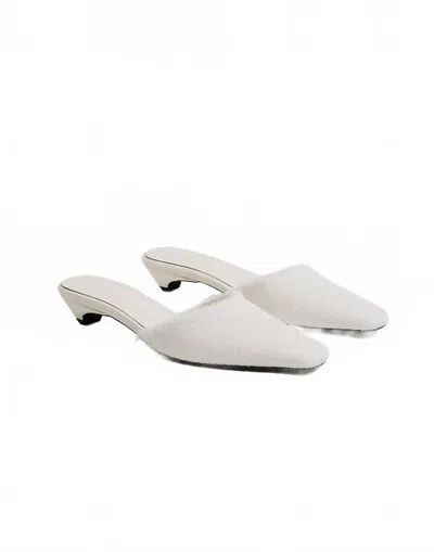 Piéton Women's Soyo 90's Mule In White