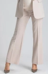 Pietro Brunelli Full Length Maternity Pants In Medium Beige