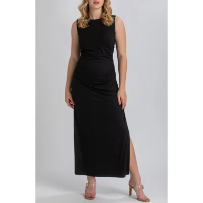 Pietro Brunelli Maternity Body-con Maternity Dress In Black