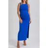 Pietro Brunelli Maternity Body-con Maternity Dress In Blue