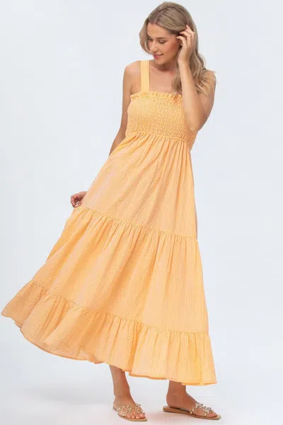 Pietro Brunelli Maternity Dress Holly In Apricote Ice