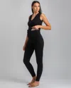 Pietro Brunelli Maternity Maternity High-waisted & Tight Fit Zack Stretch Leggings In Black