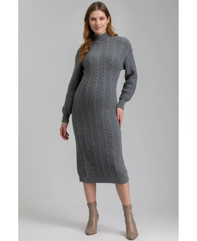 Pietro Brunelli Maternity Maternity Pietro Brunelli Dress Elettra In Antrachite Mel