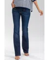 Pietro Brunelli Maternity Maternity Pietro Brunelli Slim Bootcut Jeans In Dark Wash