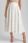 Pietro Brunelli Maternity Print Maternity Midi Skirt