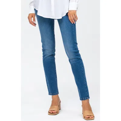Pietro Brunelli Skinny Maternity Jeans In Medium Blue