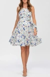 Pietro Brunelli Tie Waist Chiffon A-line Maternity Dress In White