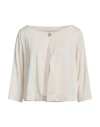 Pietro Grande Woman Shrug Ivory Size 12 Viscose, Elastane