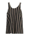 Pietronilla Woman Top Black Size L Viscose, Polyester In Black