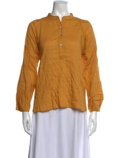 Pre-owned Pietsie Long Sleeve Top In Yellow
