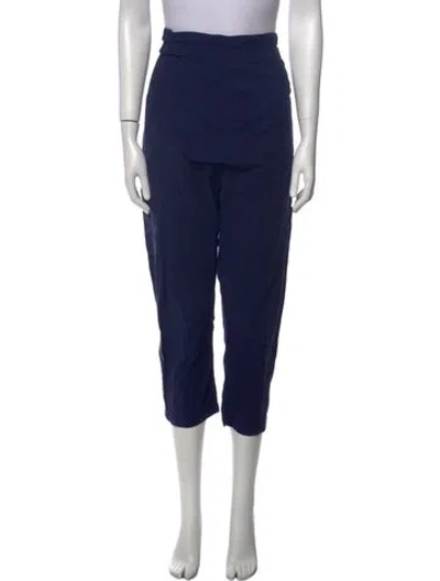 Pre-owned Pietsie Straight Leg Pants In Blue