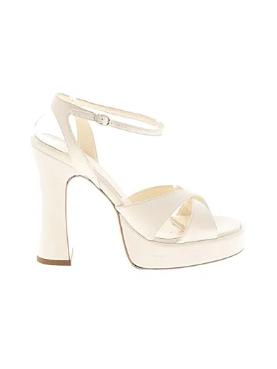 Pre-owned Piferi Heels In White
