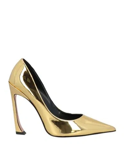 Piferi Pīferi Woman Pumps Gold Size 11 Textile Fibers