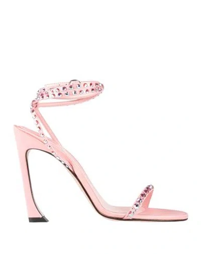 Piferi Pīferi Woman Sandals Pink Size 8 Textile Fibers