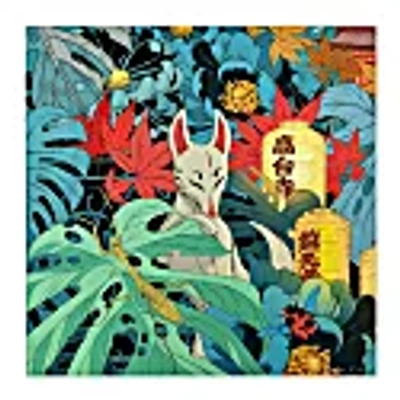 Pig, Chicken & Cow Kyoto Pocket Square