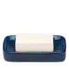 Pigeon & Poodle Abiko Soap Dish In Cobalt Blue