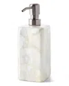 Pigeon & Poodle Andria Capiz Pump Dispenser In Ivory
