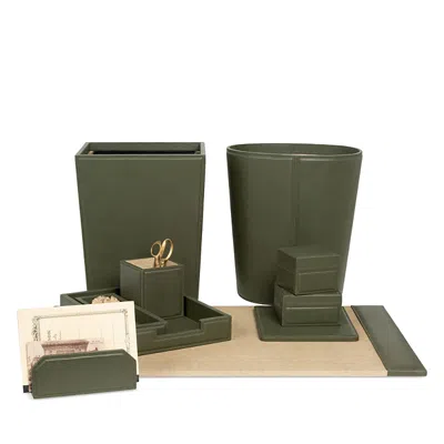 Pigeon & Poodle Asby Forest Desk Accessories Set In Multi