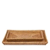Pigeon & Poodle Dalton Rattan Nested Trays In Brown