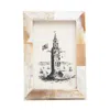 Pigeon & Poodle Essen Horn Frame, 4 X 6 In Brown