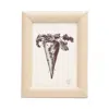 Pigeon & Poodle Eton Leather Frame, 5 X 7 In Off White