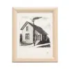Pigeon & Poodle Eton Leather Frame, 8 X 10 In Neutral