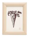 Pigeon & Poodle Eton Leather Frame, 5 X 7 In Dusty Rose