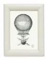 Pigeon & Poodle Eton Leather Picture Frame, 5" X 7" In Gray