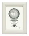 Pigeon & Poodle Eton Leather Frame, 5x7 In Dark Gray