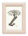 Pigeon & Poodle Eton Leather Frame, 5 X 7 In Dusty Rose