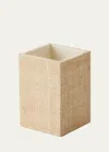 Pigeon & Poodle Ghent Natural Bagor Grass Brush Holder In Beige