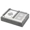 Pigeon & Poodle Grantham Middelburg Faux Shagreen Playing Card Set In Cool Gray