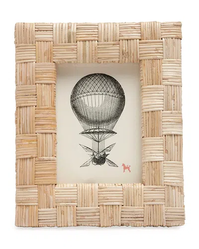 Pigeon & Poodle Grasse Natural Cane Picture Frame, 5" X 7"