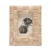 Pigeon & Poodle Grasse Natural Woven Rattan Frame, 4 X 6 In Neutral