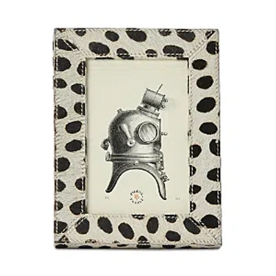 Pigeon & Poodle Hana Dalmatian Picture Frame, 4" X 6" In Dalmation Print