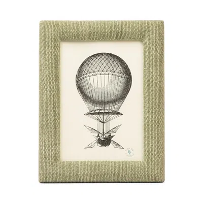 Pigeon & Poodle Kemi Jute Frame, 5 X 7 In Green