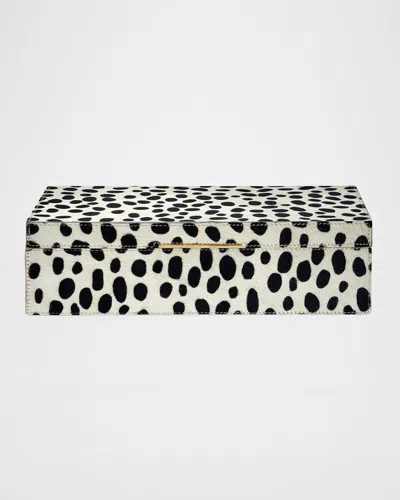 Pigeon & Poodle Malmo Large Jewelry Box In Dalmation Print