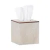 Pigeon & Poodle Manchester Tissue Box In Warm Silver