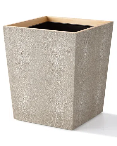 Pigeon & Poodle Manchester Wastebasket In Sand