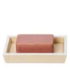 Pigeon & Poodle Maranello Soap Dish In Beige/white