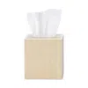 Pigeon & Poodle Maranello Tissue Box In Beige/white