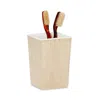 Pigeon & Poodle Maranello Toothbrush Holder In Beige/white