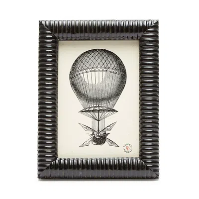 Pigeon & Poodle Metz Lacquered Resin Frame, 5 X 7 In Black