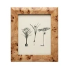 Pigeon & Poodle Narvik Dark Brown Burl Frame, 8 X 10 In Burl