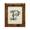 Pigeon & Poodle Narvik Dark Brown Burl Frame, 8 X 10